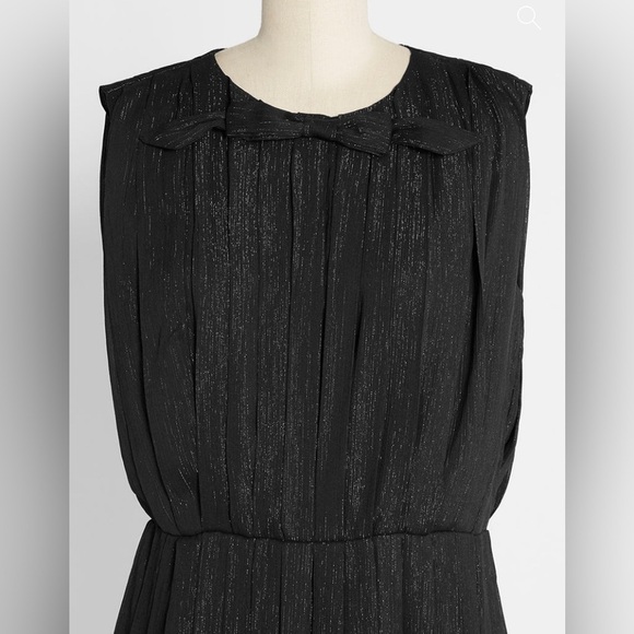 NWT ModClothThe Pleat-est Things Mini Dress Size M Black - Picture 3 of 11